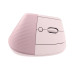 Logitech Lift Vertical Ergonomic Mouse - ROSE - 2.4GHZ/BT