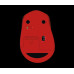Logitech myš Wireless M330 Silent Plus, optická, bezdrátová, 3 tlačítka, červená, 1000dpi