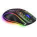 CONNECT IT DOODLE 3 bezdrátová herní myš, rainbow podsvícení, 4800Dpi, ČERNÁ