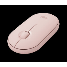 Logitech Pebble Wireless Mouse M350 - 3 tlačítka, bluetooth, 1000dpi - Růžová