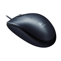 Logitech M90/Kancelářská/Optická/1 000 DPI/Drátová USB/Černá