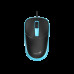 GENIUS DX-123 Ocean Blue/ drátová/ 1200 dpi/ USB/ černomodrá