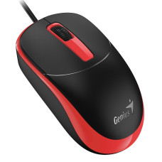 GENIUS DX-123 Sunshine Red/ drátová/ 1200 dpi/ USB/ černočervená