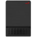 GENIUS G-WMP 200M podložka pod myš s podložkou pod zápěstí, 230x160x20mm, paměťová pěna, černá