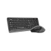 A4tech FGS1035Q, bezdrátový kancelářský set klávesnice s myši,USB 2,4Ghz, šedá