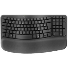 Logitech klávesnice Wave keys - bezdrátová/bluetooth/ergonomická/CZ/SK - grafitová