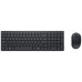 DELL KM555/ Anglická/ bezdrátová tichá klávesnice + myš/ USB/ černá