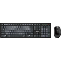 GENIUS Smart KM-8200 Dual Color/ Bezdrátový set 2,4GHz/ Copilot/ USB/ černošedá/ CZ+SK layout