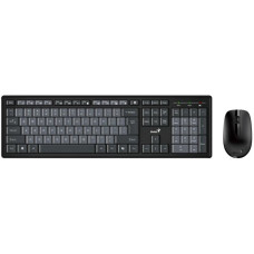 GENIUS Smart KM-8200 Dual Color/ Bezdrátový set 2,4GHz/ Copilot/ USB/ černošedá/ CZ+SK layout