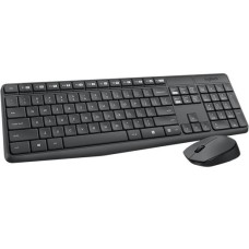 Logitech klávesnice s myší Wireless Combo MK235, CZ/SK, černá