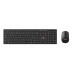 Klávesnice C-TECH WLKMC-03, bezdrátový combo set s myší, černý, USB, CZ/SK