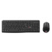 Klávesnice C-TECH WLKMC-04, bezdrátový combo set s myší, černý, USB, CZ/SK