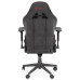 Endorfy herní židle Scrim RD / kombinace textil / kůže / černočervená