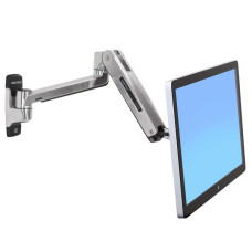 ERGOTRON LX HD Sit-Stand Wall Mount LCD Arm, Polished, velmi flexibilní rameno na zeď až 46
