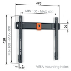 Vogel's TVM 1403, fixní TV držák pro obrazovky 32-77