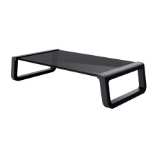 TRUST MONTA GLASS MONITOR STAND BLK