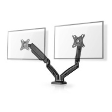 Nedis MMDOSGS110BK - Full Motion Stojan Monitoru | Plynová Pružina |  2 Obrazovky | 15 - 32 