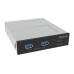 AKASA USB přední panel USB-C a dual USB-A porty, 3.5'' PC bay
