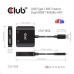 Club3D Video hub MST (Multi Stream Transport) USB-C 3.2 na HDMI 2.0, Dual Monitor 4K60Hz