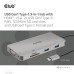 Club3D hub USB-C, 9-in-1 hub s HDMI, VGA, 2x USB Gen1 Type-A, RJ45