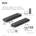 Club3D Dokovací stanice USB-C, 8-in-1 MST Dual 4K60Hz, Display Travel Dock