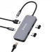 VERBATIM Hub USB-C Pro Multiport 5 Port, 2x USB 3.2, 1x USB-C, HDMI, RJ45, šedá