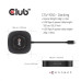 Club3D Video hub MST (Multi Stream Transport) USB-C 3.2 Gen1 na 3x DisplayPort 1.4 4K60Hz