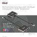 Club3D hub MST (Multi Stream Transport) USB3.2 Gen2 Type-C(DP Alt-Mode) na DisplayPort + HDMI 4K60Hz (M/F)