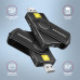 AXAGON CRE-SMP2A, USB-A + USB-C PocketReader 4-slot čtečka Smart card (eObčanka) + SD/microSD/SIM