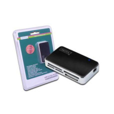 DIGITUS Čtečka karet USB 2.0, All-in-One podporuje T-Flash, včetně kabelu USB A/M na mini USB