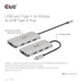 Club3D hub USB-C na 10Gbps 4x USB Type-A Hub