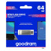 GOODRAM Flash Disk 64GB ODA3, USB 3.2, stříbrná