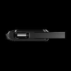 SanDisk Ultra Dual Drive Go/256GB/150MBps/USB 3.1/USB-A + USB-C/Černá