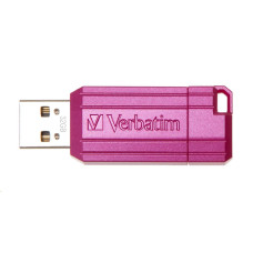 VERBATIM Flash Disk 32GB Hi-Speed Store 'n' Go, Pinstripe, USB 2.0, Hot růžová