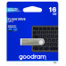 GOODRAM Flash Disk UUN2 16GB USB 2.0 stříbrná