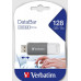 VERBATIM Flash Disk 128GB DataBar USB 2.0 Drive, šedá