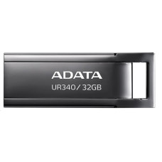 ADATA Flash Disk 64GB UR340, USB 3.2 Dash Drive, lesklá černá