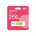 ADATA Flash Disk 256GB UV320, USB 3.2, bílo-zelená