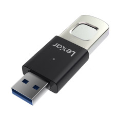 Lexar flash disk 128GB - Fingerprint F35Pro USB 3.2 (čtení/zápis: 400/350MB/s)