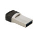 TRANSCEND Flash Disk 64GB JetFlash®890S OTG, USB 3.1 Type-C/A (R:90/W:30 MB/s) stříbrná