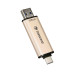 Transcend 256GB JetFlash 930C, USB-C/USB 3.2 (Gen 1) duální flash disk, 420MB/s R, 400MB/s W, zlatý