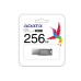 ADATA Flash Disk 256GB UV250, USB 3.2 Dash Drive, tmavě stříbrná