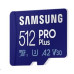 Samsung/micro SDXC/512GB/180MBps/Class 10/+ Adaptér/Modrá