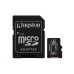 128GB microSDXC Kingston Canvas Select Plus  A1 CL10 100MB/s + adapter