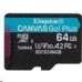 64GB microSDXC Kingston Canvas Go! Plus A2 U3 V30 170MB/s bez adapteru