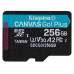 Kingston Canvas Go Plus A2/micro SDXC/256GB/170MBps/UHS-I U3 / Class 10/+ Adaptér