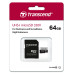 TRANSCEND MicroSDXC karta 64GB 350V, High Endurance
