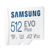 Samsung EVO Plus/micro SDXC/512GB/UHS-I U3 / Class 10/+ Adaptér/Bílá