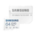 Samsung EVO Plus/micro SDXC/64GB/UHS-I U1 / Class 10/+ Adaptér/Bílá