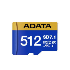 ADATA MicroSDXC karta 512GB Premier Extreme SD7.1, U3, C10, V30 (R:800/W:700 MB/s)